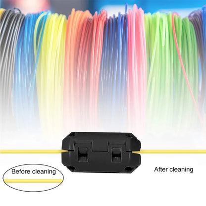 Creality Filament Filters Cleaner 3D Printer Parts Blocks Dust Removal Anti-static Wiped Off Debris Nozzle for PLA ABS TPU PETG