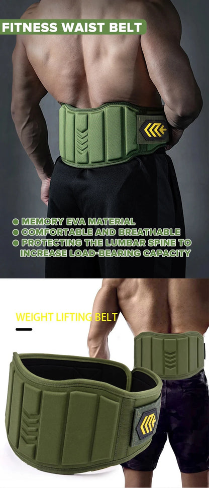 Fitness Belt For Men Professional Sports Equipment Training Waist Squat Hard Pull Power Lift Weight Belt Back Support Belt