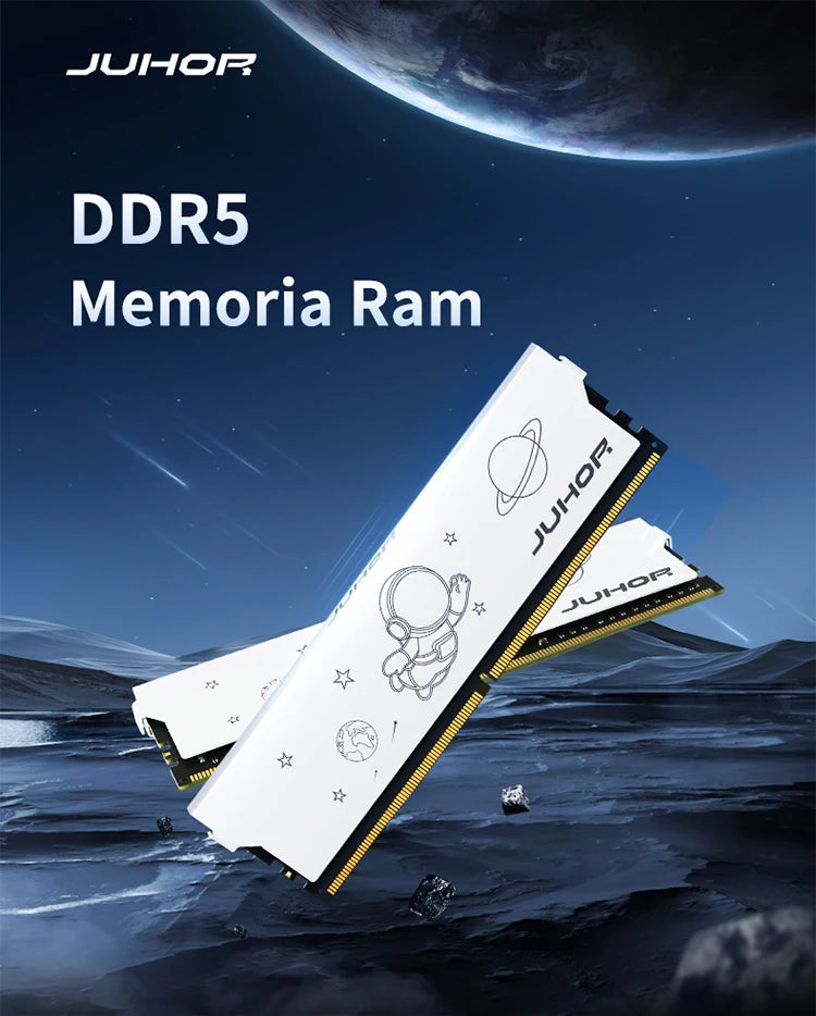 JUHOR DDR5 16GB 5600MHz 6000MHz DIMM Desktop Computer Gaming Memory Ram