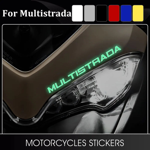 Adesivi luminosi per moto impermeabili Ducati