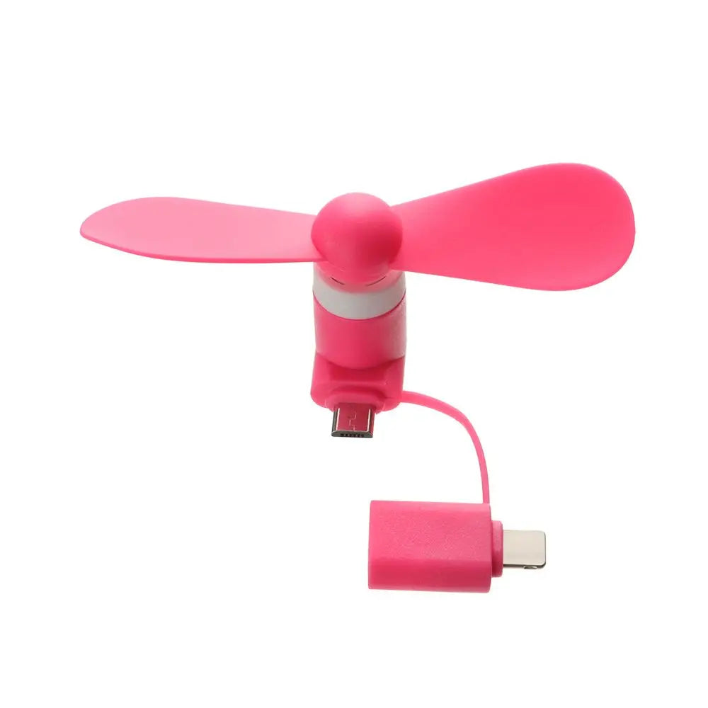 Creative USB Fan Flexible 2in1 Mini Portable Mobile Phone Fan Cooler For Android For IPhone For Samsung For Huawei For iPad