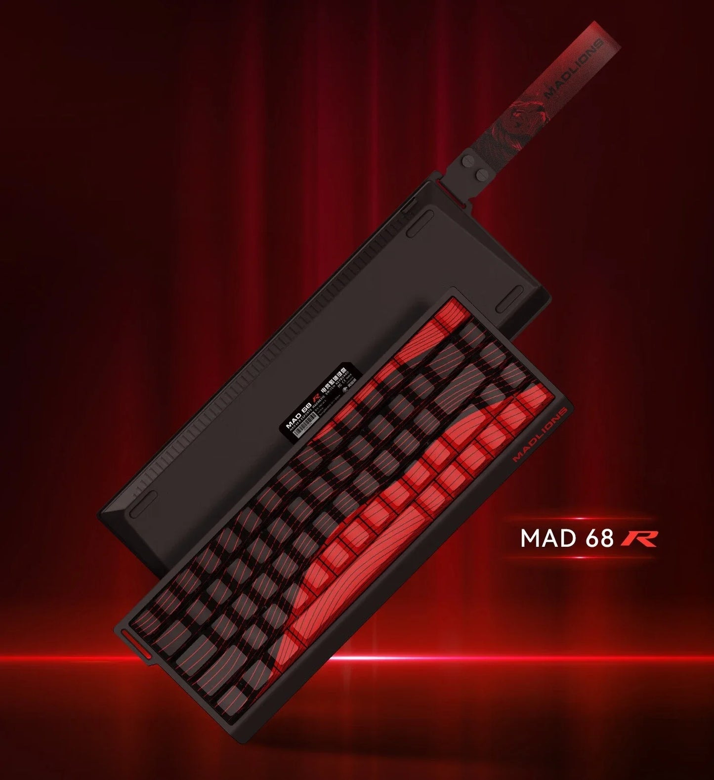 MADLIONS Mad60HE Mad 68HE Mechanical Keyboard Magnetic Switch Wired Hot Swap 8K Polling Rate Customized Gaming keyboard Pc Gamer