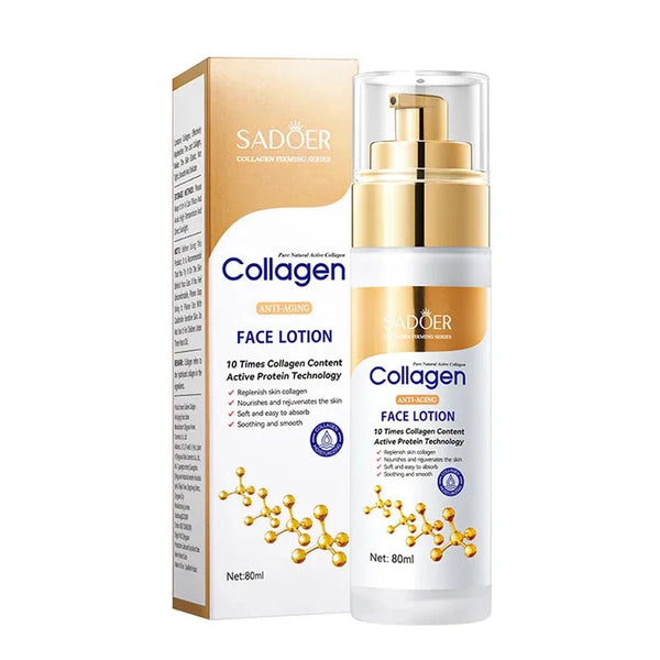SADOER Siero viso al collagene Lozione viso Idratante Emulsione viso Controllo olio Rifornimento d'acqua Essenza viso rinfrescante