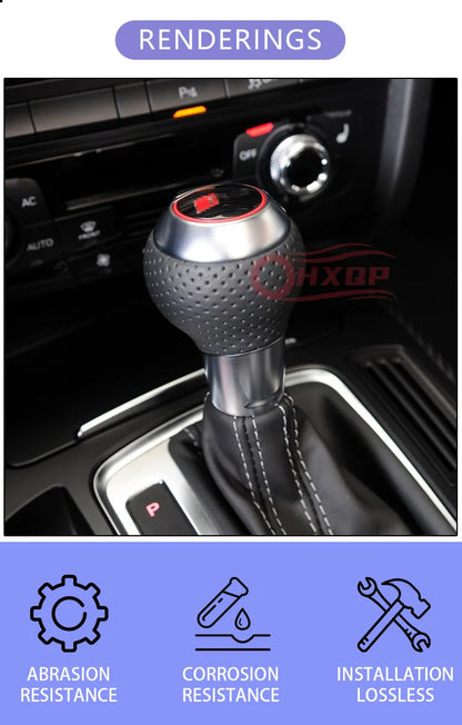 for Audi A3 S3 RS3 Q5 S6 RS6 A4 A5 A7 A6 Golf MK6 MK7 Automatic Gear Shift Knob Shift Lever Handle Head