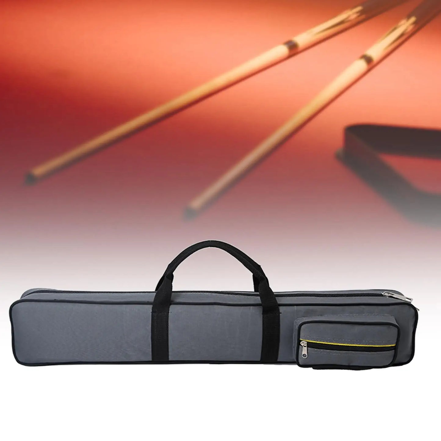 Pool Cue Case Anti Scratch 1/2 Snooker Pool Cue Bag Pool Cue Storage Pouch