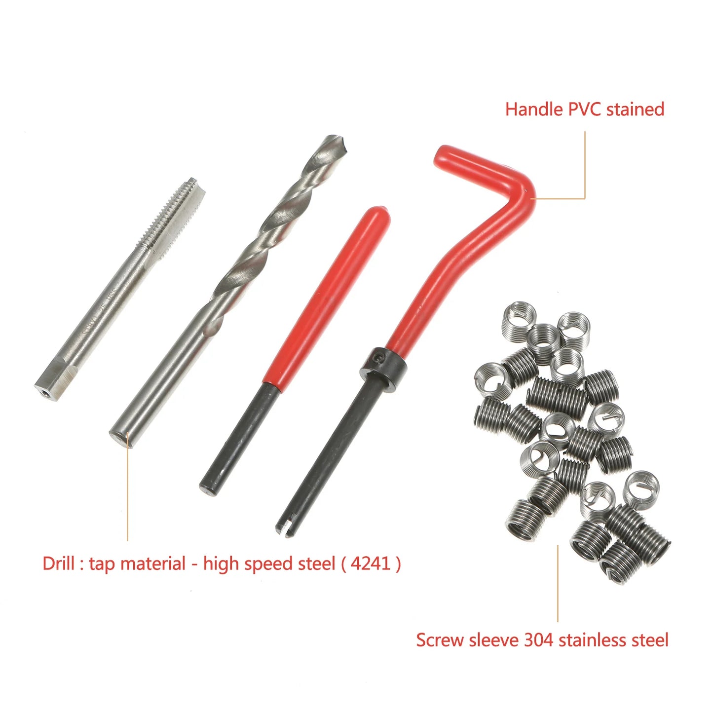 Damaged Nut Thread Quick Repairing Tool Car Screw Tap Repairing Tools Kit Tapper Tap and Reamer Repairing Tool Auto Accessory