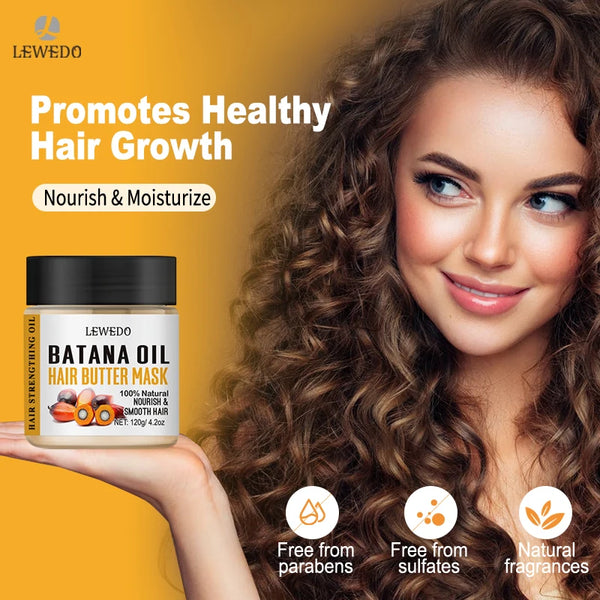 Maschera per capelli SEVICH 100% pura e biologica, burro di olio di batana, cura dei capelli, nutrimento setoso per capelli, idratazione e riparazione delle radici dei capelli, 120 g
