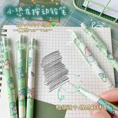 6pcs Kawaii Stationery Mechanical Pencil School Supplies Cute Things Pencils for School Anime Stationery Pens Kit Back to School