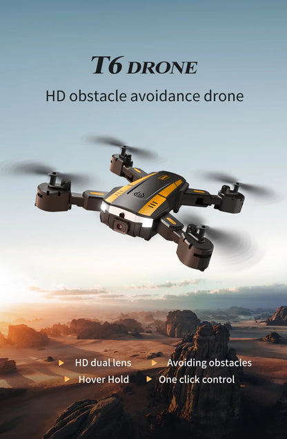 XIAOMI T6 Drone 8k Profesional HD GPS Camera Obstacle Avoidance Aerial Photography Optical Flow Foldable Quadcopter Toy Gift 1KM