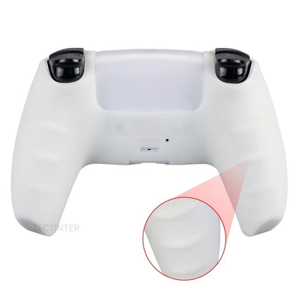 Glowing Silicone Cover For PS5 Controller Thumbstick Grip Caps Rubber Case Shell For PS5 Gamepad Joystick For PS5 Accessories