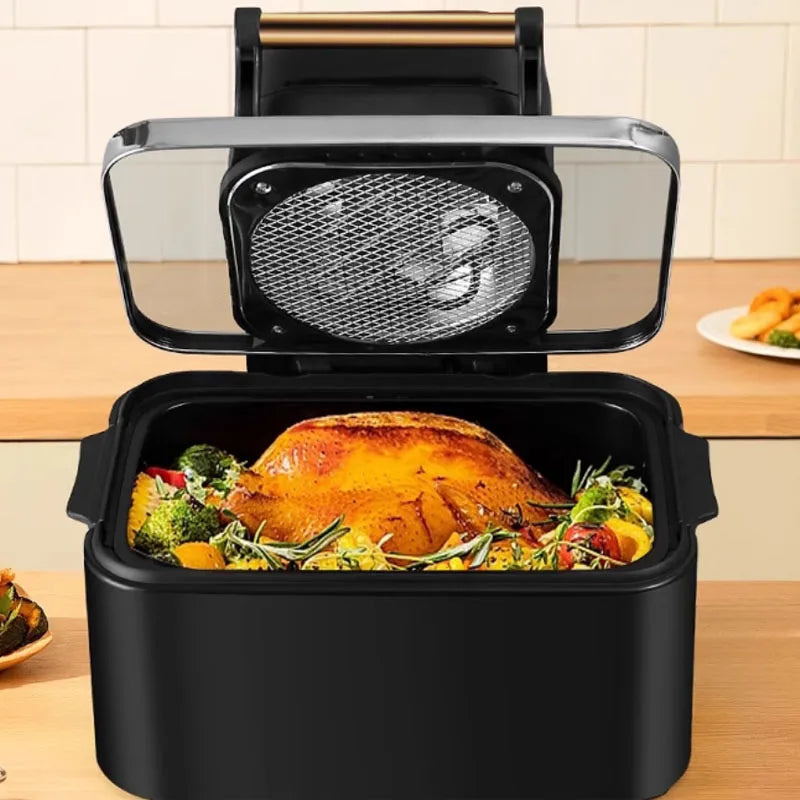 12L Air Fryer Large Capacity Ivisible Automatic Electric Fryer Household Intelligent Electric Oven Friggitrice Ad Aria