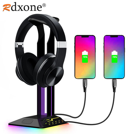 Headphones holder Headphone Stand Universal Headset Holder for All Headsets Gamers Gaming PC Accessories Desk 