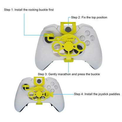 For Xboxone/X/S/Elite Controller Gaming Racing Wheel Mini Steering Wheel Game Replacement Accessories