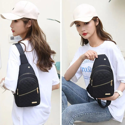 Multifunctional Travel Cross Body Chest Bag Small Sling Backpack Anti-theft Pouch Shoulder Bag