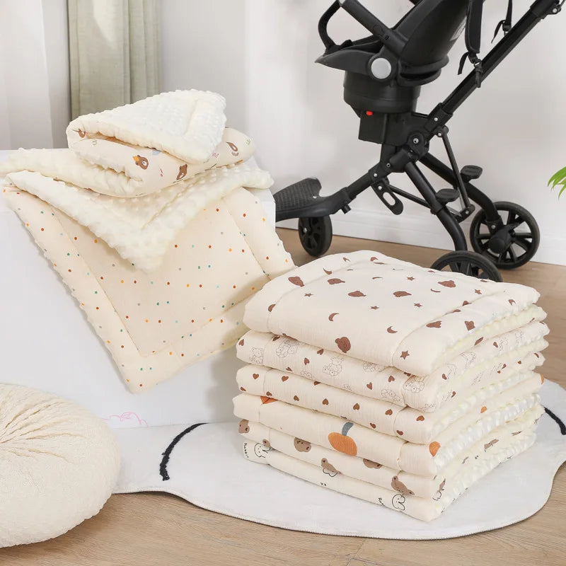 Baby Stroller Seat Cushion Soft Mattress Kids Pushchair Car Mat Stroller Accessories