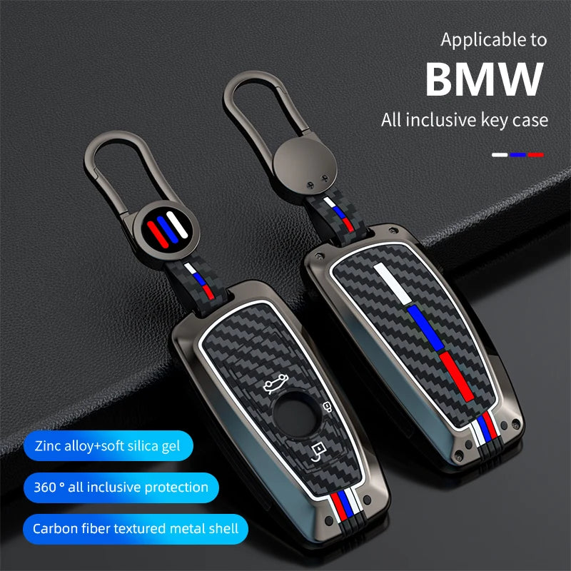 Zinc Alloy Car Remote Key Case Cover Shell For BMW 1 3 5 7 Series X1 X3 X4 X5 F10 F15 F16 F20 F30 F18 F25 M3 M4 E34 Accessories