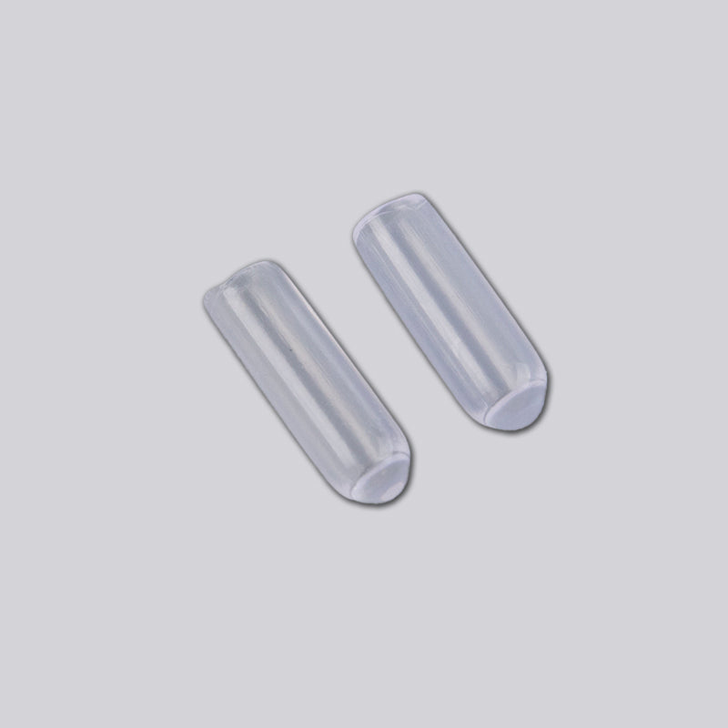 200PCS Medium Size Inner 3.5mm Clear Rubber Tips For The End Of 4mm Metal Headbands To Protect From Hurt,Hairbands Ends