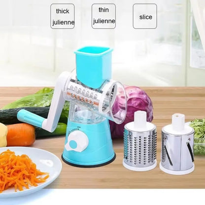 Manual Rotary Grater For Cheese And Vegetable Potato Slicer Mandoline Chopper Stainless Steel Cutter Kitchen Accessorie Tools