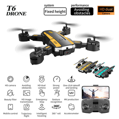 XIAOMI T6 Drone 8k Profesional HD GPS Camera Obstacle Avoidance Aerial Photography Optical Flow Foldable Quadcopter Toy Gift 1KM