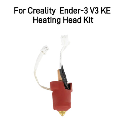 For Creality Red Ceramic Heating Head Kit replaced Ender-3 V3 KE Silicone Cover Premium Material 3D Printer  Heating Block Kit