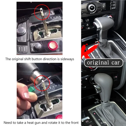 for Audi A3 S3 RS3 Q5 S6 RS6 A4 A5 A7 A6 Golf MK6 MK7 Automatic Gear Shift Knob Shift Lever Handle Head