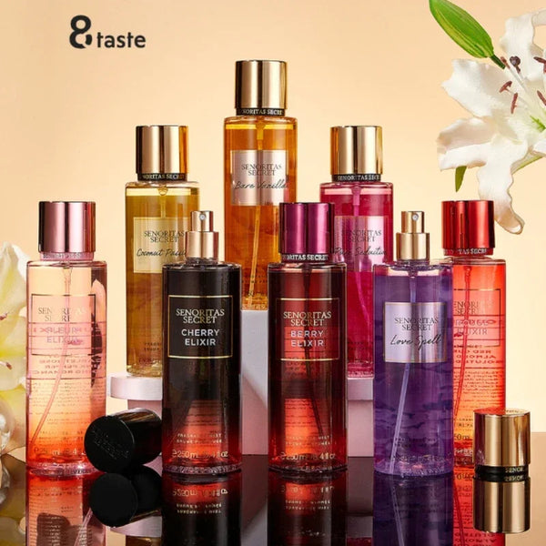 Donna Profumo Segreto Vaniglia Fiore Frutta Fragranza Nebbia Profumo Fascino a lunga durata Parfume Intera Spray per il corpo Deodorante per ambienti 250ml
