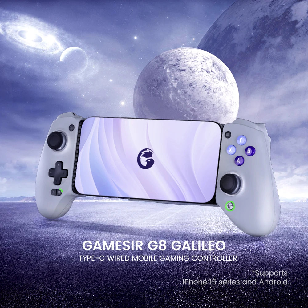 GameSir G8 Plus Bluetooth Gamepad Hall Effect Gaming Controller for Nintendo Switch, Android Phone, Tablets, iPhone, iPad, PC