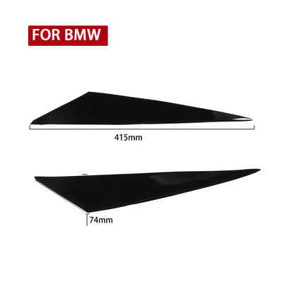 For BMW X1 E84 2009-2014 2pcs Piano Black Car Front Headlights Eyebrow Eyelids Cover Trim Car Exterior Tuning Accessories