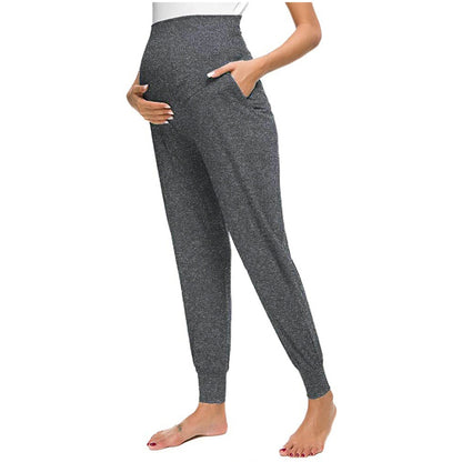 2024 Maternity Pants Soft Slim Adjustable Waist Pregnant Women Leggings Pregnancy Clothes Pants Ropa Mujer Embarazada Premama