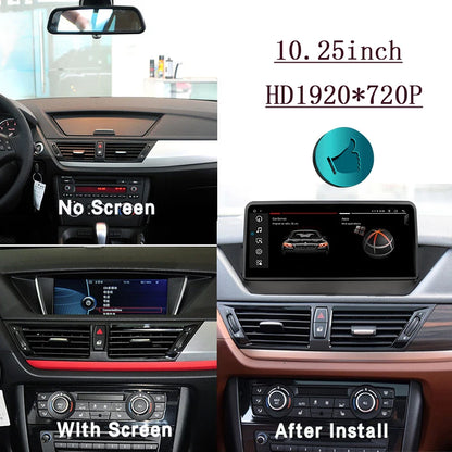 Factory Price 10.25"HD Android Car Video Player  Apple Carplay GPS Navigation  For BMW x1 E84 Bluetooth Multimedia Screen Radio