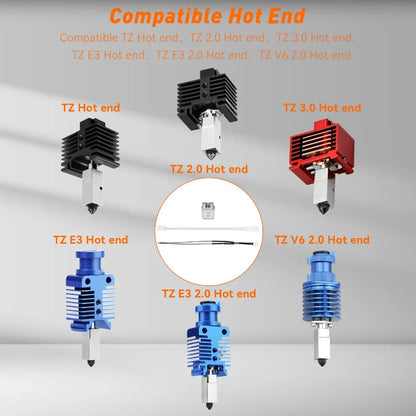 24V 60W Ceramic Cartridge Heater for Bambu Lab X1.X1C.P1P.P1S 3D Printer 100K NTC 3950 Thermistor Temperature Sensor 350℃