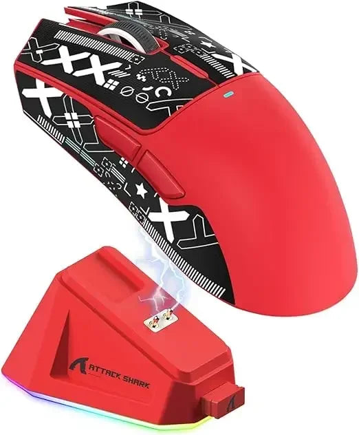 ATTACK SHARK X11 Wireless Lightweight Three-mode GamingMouse Sensor PAW3311 with RGB Charging Optical 22K DPI Computer Accessory