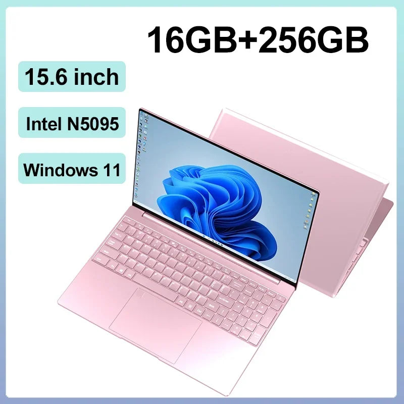 15.6" Inch Laptop, Windows 11 Pro,1920x1080,32GB RAM+2048 GBSSD ROM,Fingerprint Unlock,Backlit Keyboard,Portable Office Notebook