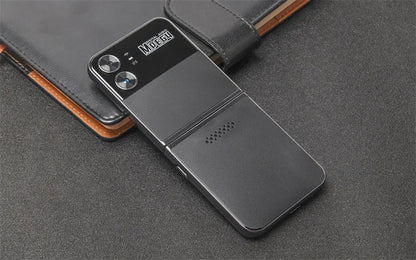 UNIWA F265 Fold Flip Phone 2G Mobile Phone for Elderly Dual Screen Single Nano Big Push-Button  1400mAh Battery