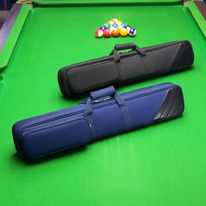 3x4 Pool Cue Cases 1/2 Snooker Pool Cue Bag Portable Lightweight Soft Billiard Cue Stick Storage Pouch Sport Accessories