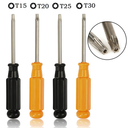 1pc T15 T20 T25 T30 Torx Screwdriver Tamper Proof Security Screw Bolt Hole Screwdriver Screw Driver Wrench Key Hand Tools