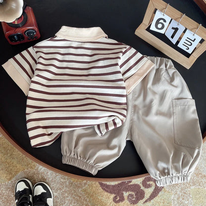 DIIMUU Summer Baby Boys Clothing Sets Tee T-shirt + Short Pants Casual Cotton Kids Girls Outfits Suits 1-4 Years Children Wear