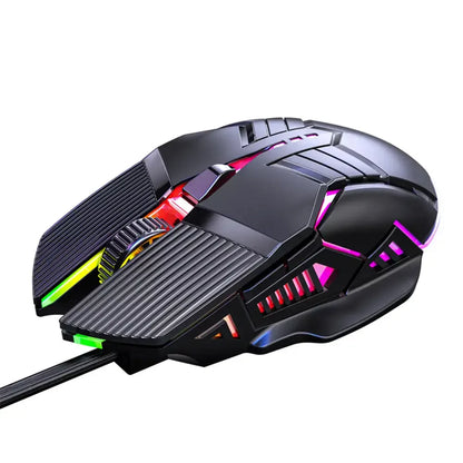 Ergonomic Wired Gaming Mouse USB Computer Mouse Gaming RGB Mause Gamer Mouse 6 Button LED Silent Mice for PC Laptop