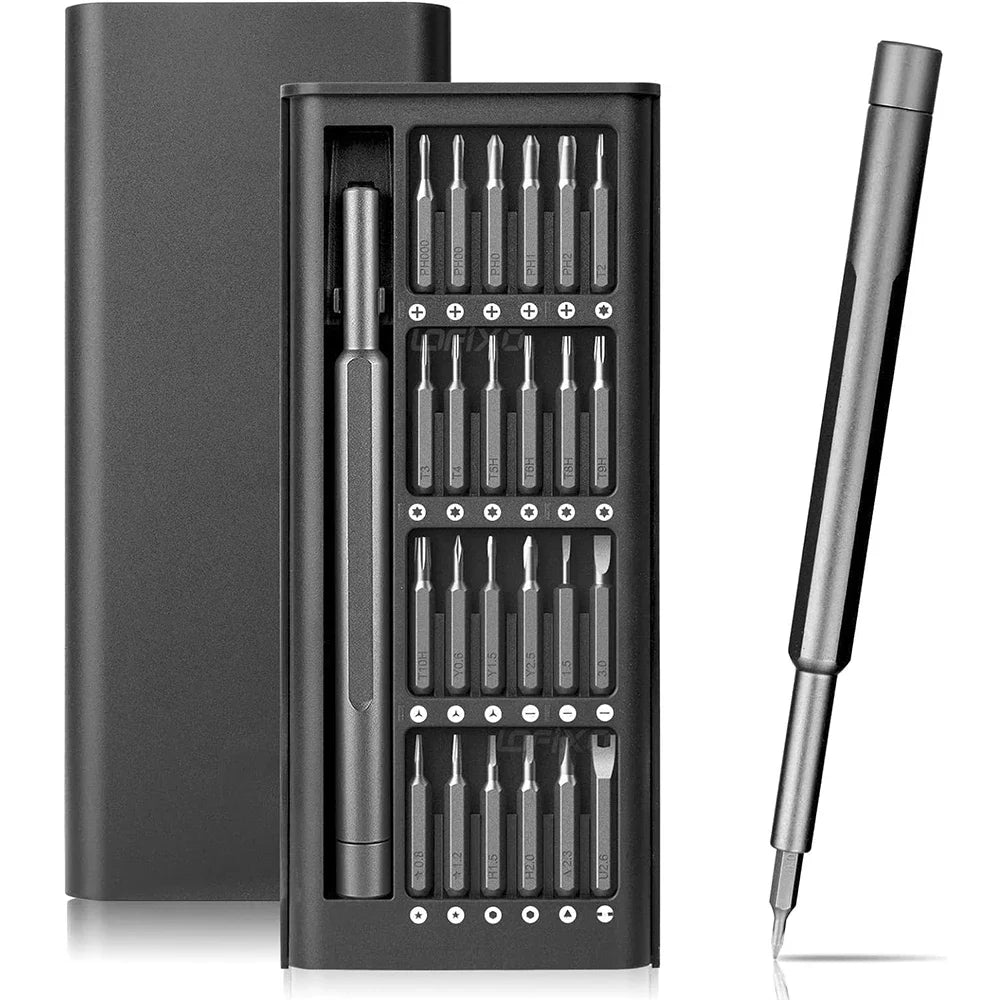 Precision Screwdriver Set 25 in 1 Mini Repair Tool Kit Torx Phillips Magnetic Screw Driver Bits for Xiaomi Iphoine Laptop Watch