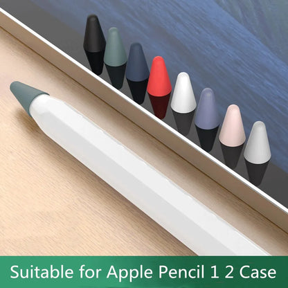 8pcs Cover Tip For Apple iPad Pencil 1st 2nd generation Soft Nib Case For Apple Pencil 2 Touchscreen Stylus Pen Protective Cases