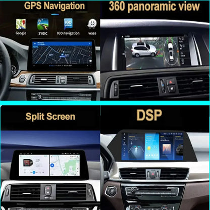 Android Auto For BMW X1 F48 X2 F49 (2016- 2017) NBT&EVO System 2018 - 2020 Car Radio Player GPS Navigation Multimedia Carplay