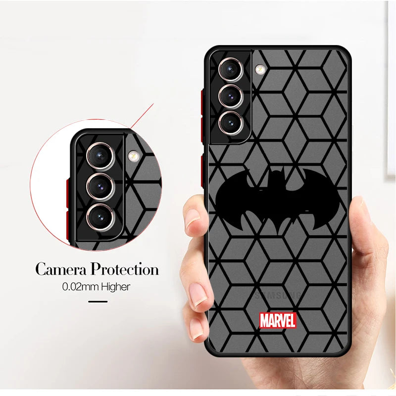 Marvel Logo Phone case for Samsung Galaxy S24 S25 S23 S22 S21 S20 Plus Ultra FE soft fundas cases