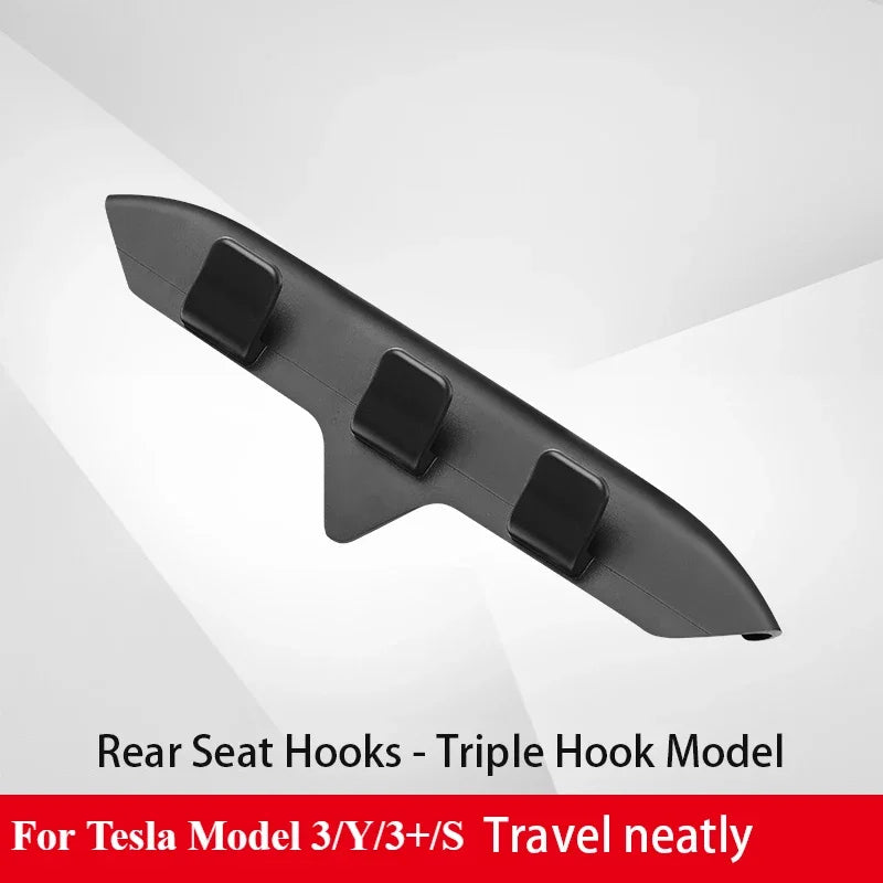 Car Back Seat Headrest Mount Holder For Tesla Model 3/Y/S/3+ 360 Rotation Tablet PC Auto Model3 Highland 2024 Phone Holder Stand