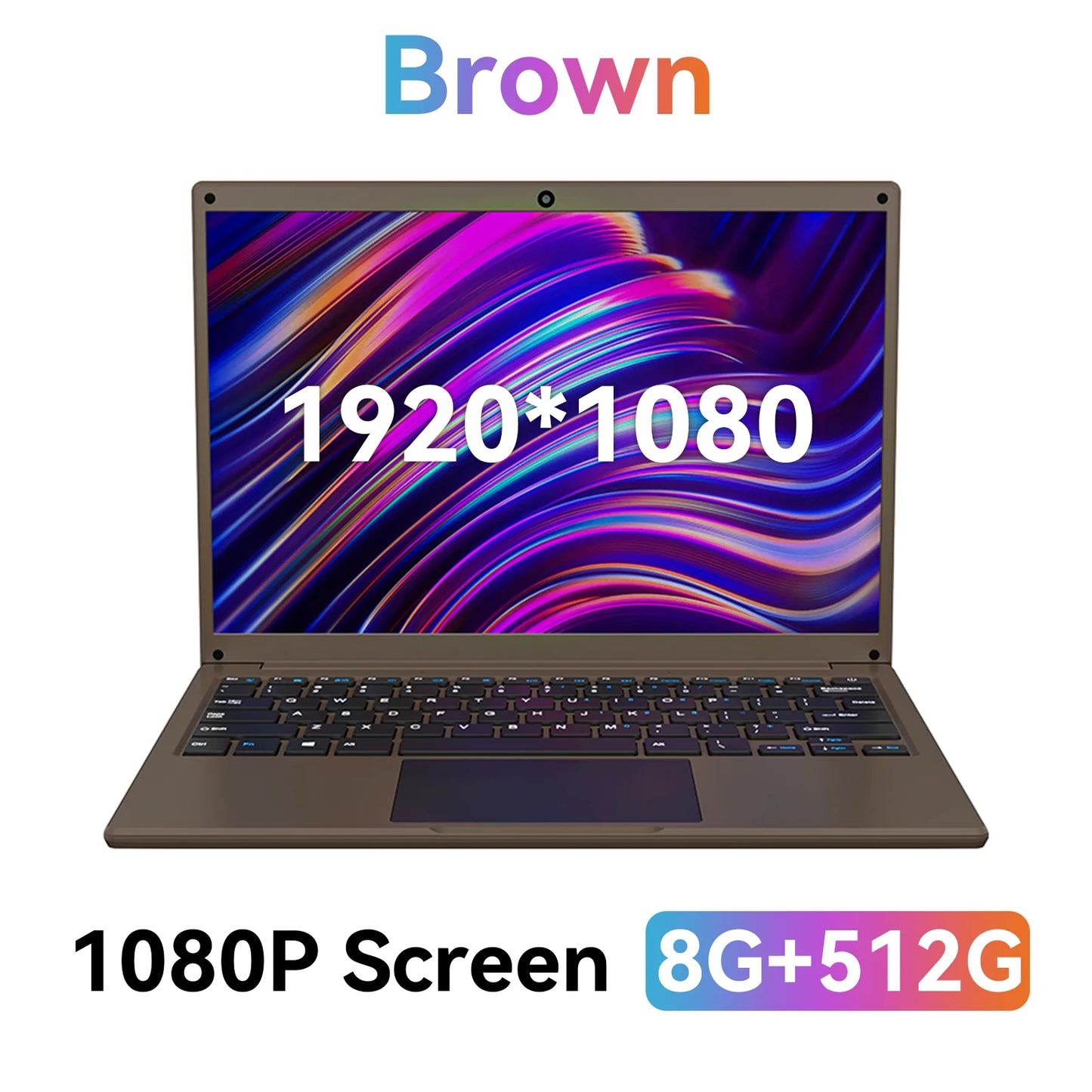 Adreamer Laptop 13.3 Inch Portable Laptops Low Price With Intel CPU 2.5K FHD IPS 8GB 1T SSD  2.5K FHD Display Notebook