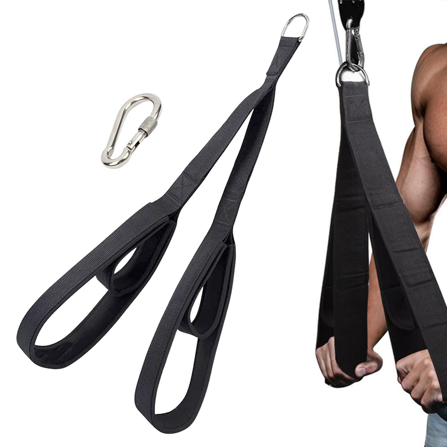 Fitness Tricep Rope Pull Down Workout Tricep Rope Cable Biceps Pulley Crunche Activating More Muscle Fibers Bicep Strap