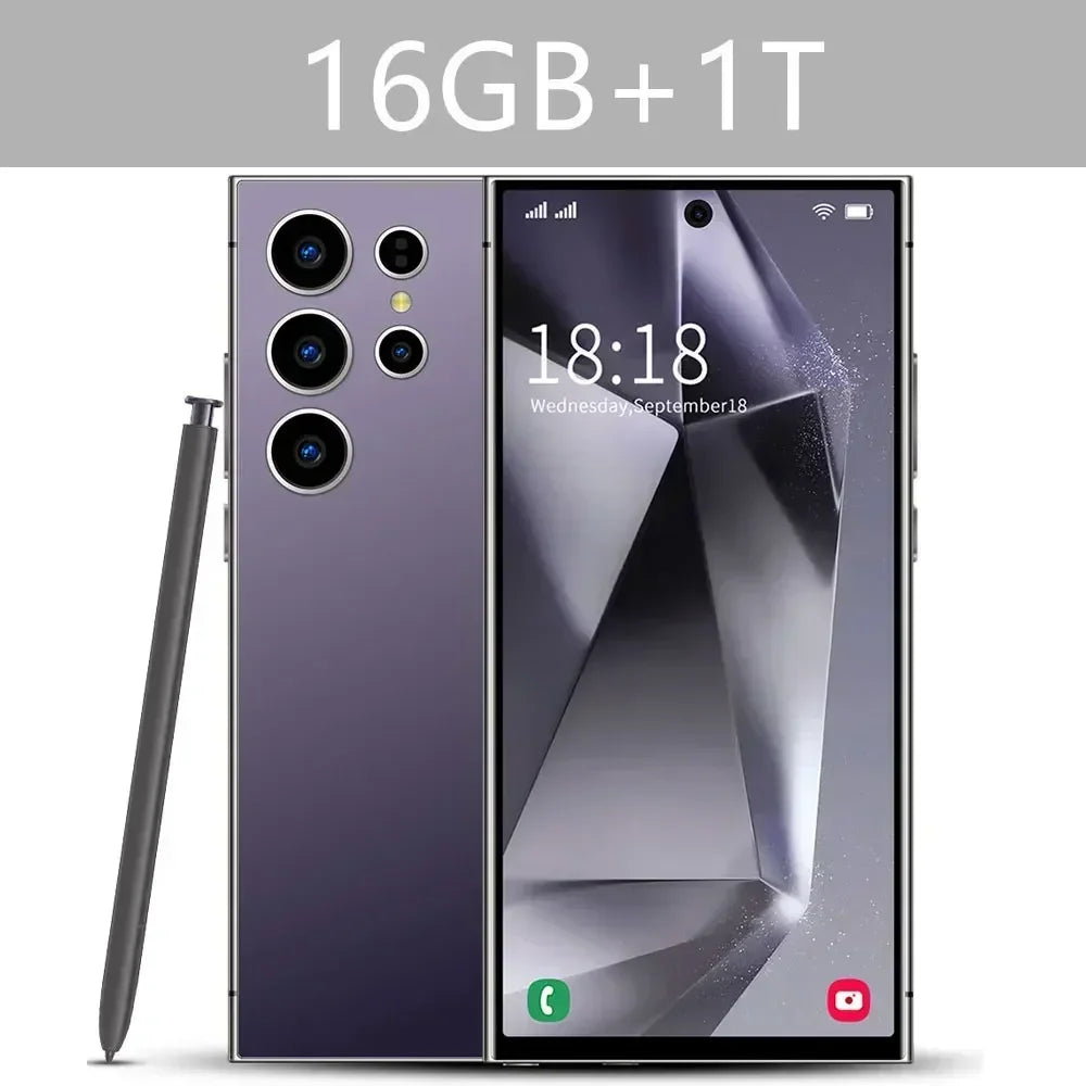 S24 Ultra Smart Mobile Phones Smartphone Android 14 Cell Phone 22TB+2TB 5G Dual SIM Snapdragon 8 gen 3 Global Version Cellphones