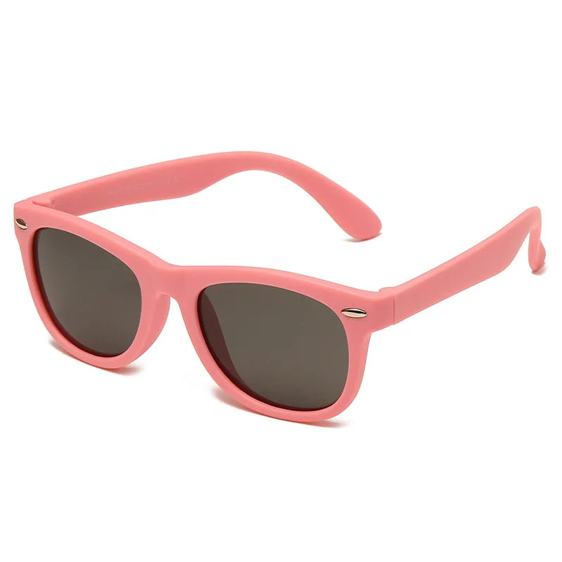 Classic Kids Silicone Sunglasses UV400 Eyewear for Boys Girls TR90 Goggles Children Sunglasses UV Protection Kids Eyewear