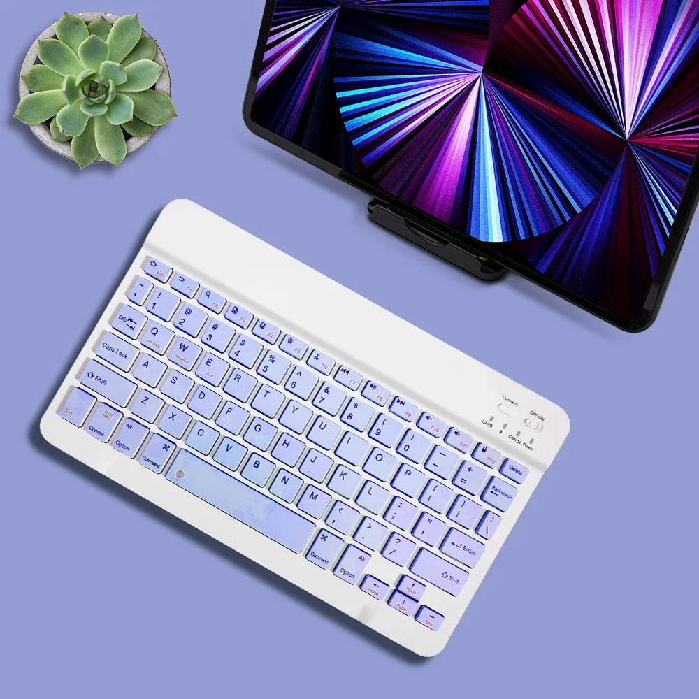 Tablet Wireless Keyboard For iOS Android Windows For iPad Huawei Samsung Xiaomi Teclado Bluetooth-compatible Keyboard and Mouse