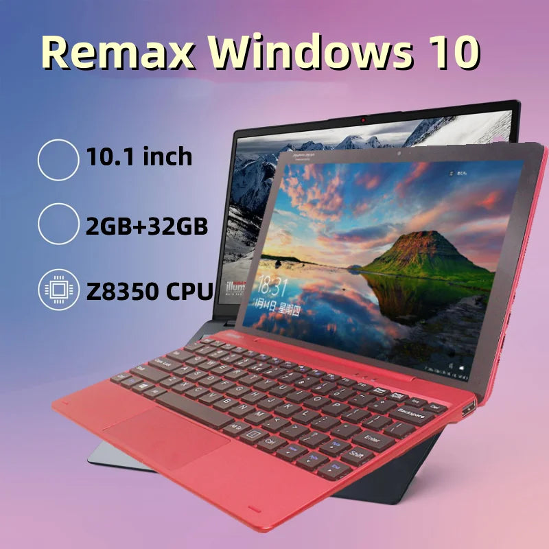 10.1 INCH 64 Bit RE101 WINDOWS 10 Tablet PC Z8350 CPU 2GB DDR RAM 32GB ROM 1280 x 800 IPS HDMI-Compatible Dual Camera USB 3.0