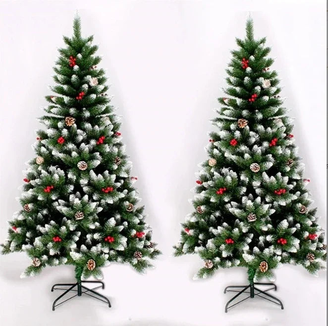 90/120/150/180cm Christmas Tree Decoration Set White Christmas Trees Ornaments Snow New Year Party Holiday Outdoor Home Decor